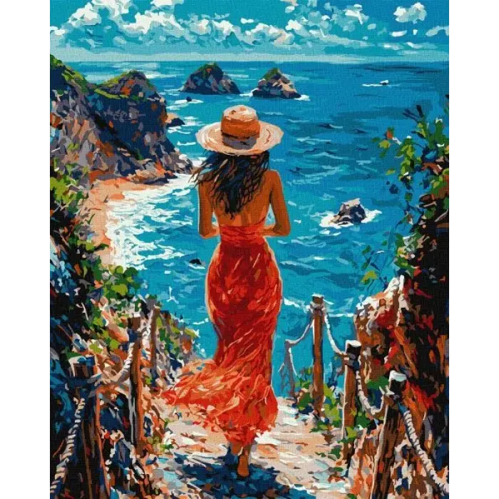 Картина за номерами - Подих океану ©art_selena_ua