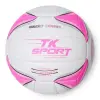 Уцінка. Мʼяч волейбольний TK Sport, мʼякий PVC, 280 грам, гумовий балон (РОЖЕВИЙ) Здувається