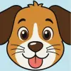 Картина по номерах для дітей "Собачка з вусиками" 15х15 см