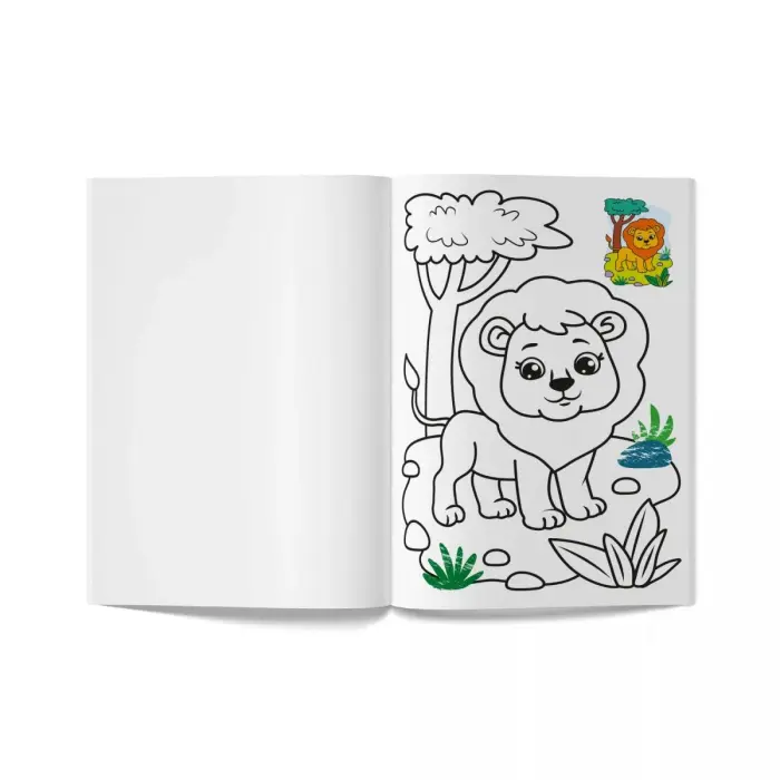 Книга розмальовка "Кольорованка. Зоопарк"