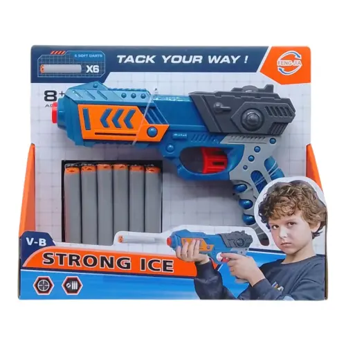 Бластер "Strong Ice" на поролоновых патронах