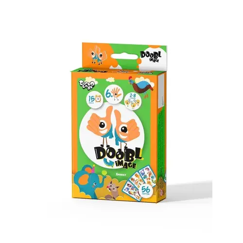 Настольная игра "Doobl image mini: Animals" укр