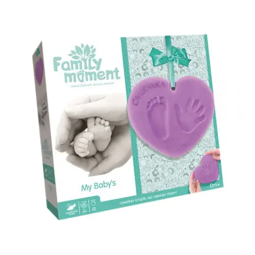 Набір для відбитка ручки і ніжки "Family Moment", FMM-01-01U (укр)