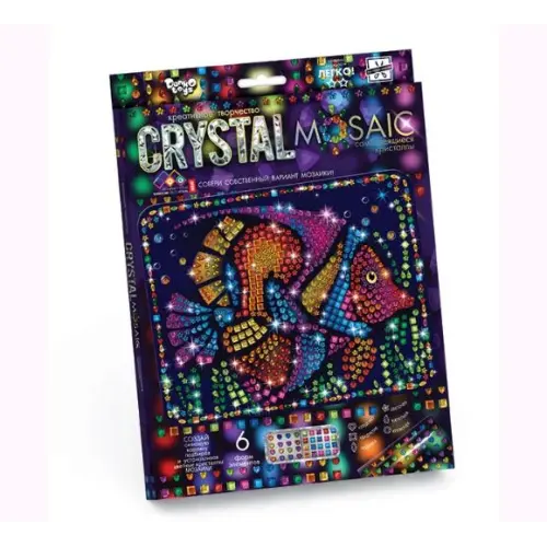 Набор для креативного творчества "CRYSTAL MOSAIC", "Рыбка"