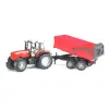Набор игрушечный Трактор Massey Ferguson 7480 с прицепом