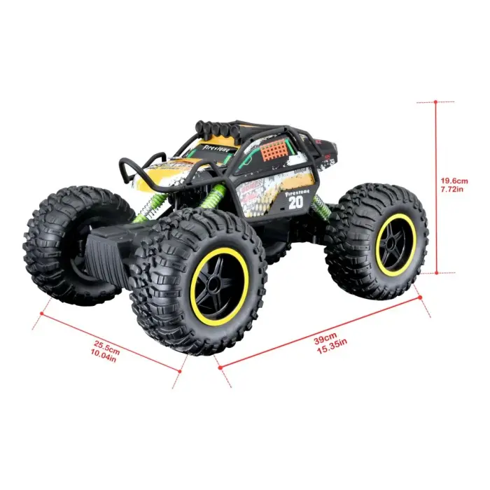 Машина на радіокеруванні Rock Crawler Pro чорний