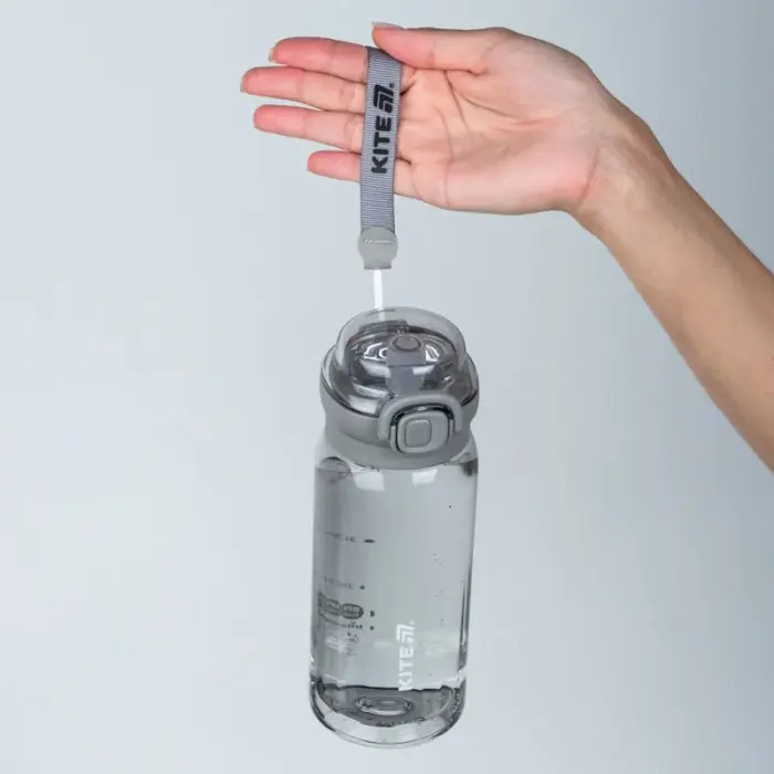 Пляшка для води 500 мл, сіра