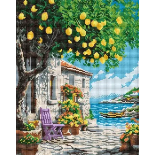 Алмазна мозаїка - Лимонне дерево ©art_selena_ua