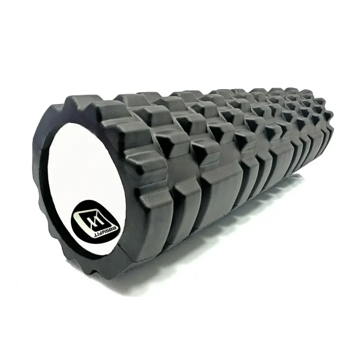 Масажний ролик EasyFit Grid Roller 45 см v.2.1 Чорний