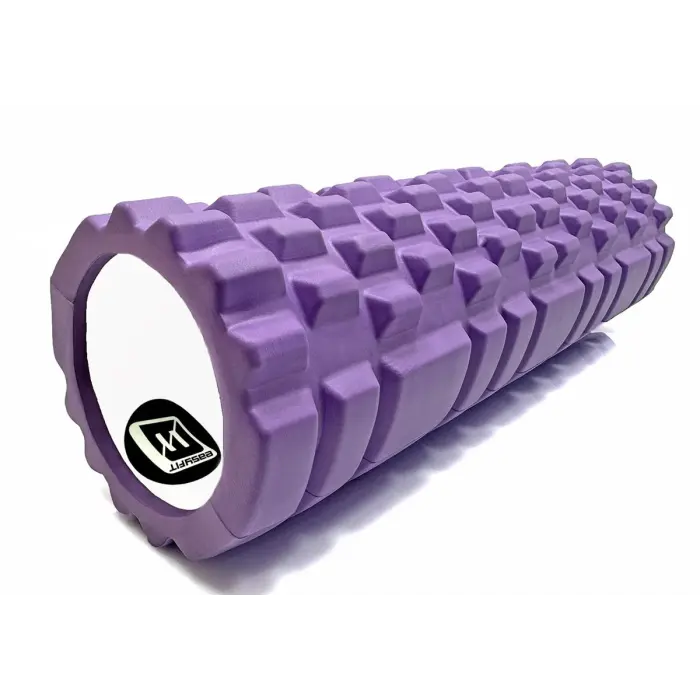 Массажный ролик EasyFit Grid Roller 45 см v.2.1 Фиолетовый