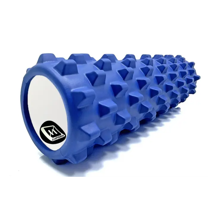 Масажний ролик EasyFit Grid Roller PRO 45 см Синій