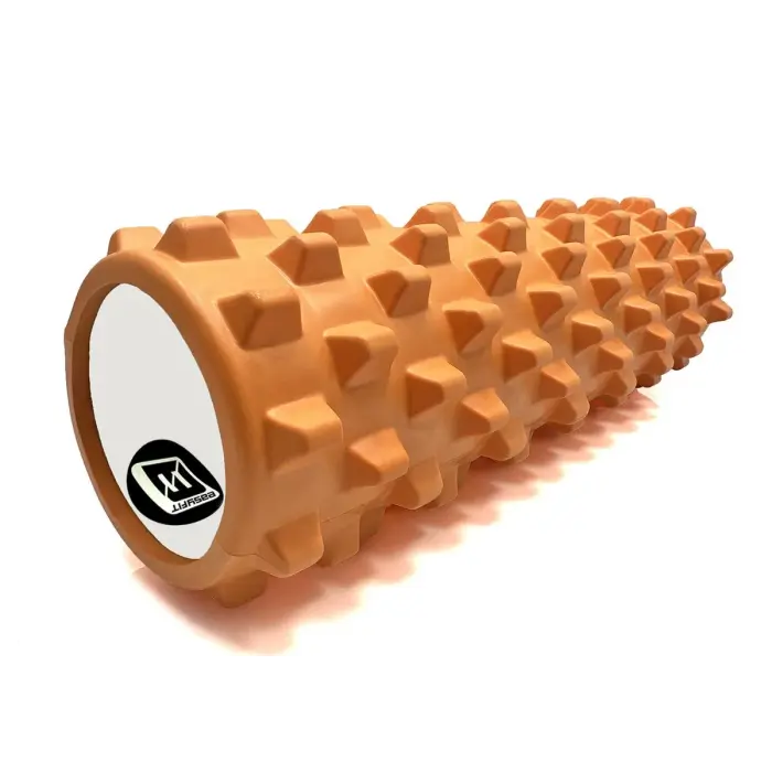 Масажний ролик EasyFit Grid Roller PRO 45 см Помаранчевий