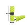 Массажный ролик EasyFit Grid Roller Extreme 45 см Салатовый