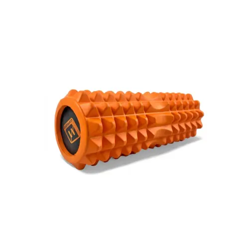 Масажний ролик EasyFit Solid Roller v.1.2s 33х13 см помаранчевий