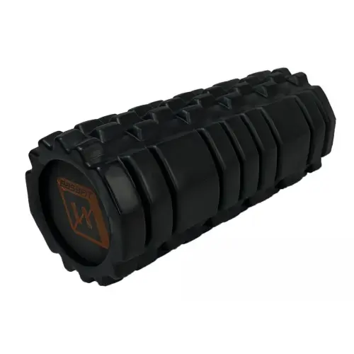 Массажный ролик EasyFit Solid Roller v.1.1s 33 см черный