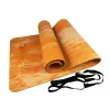 Коврик для йоги и фитнеса EasyFit s-EVA Mat 8 мм Оранжевый