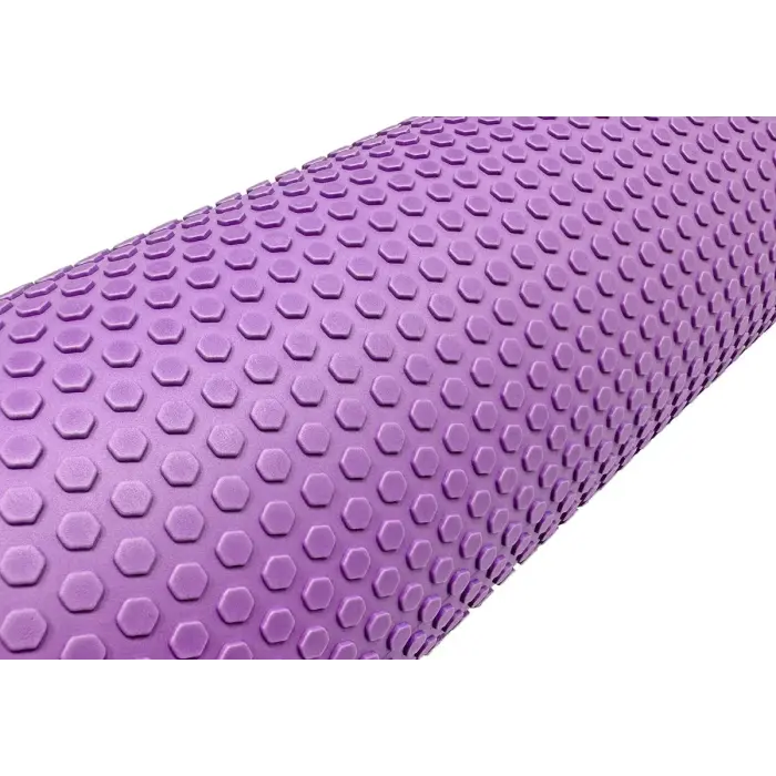 Масажний ролер EasyFit Foam Roller 45 см Фіолетовий