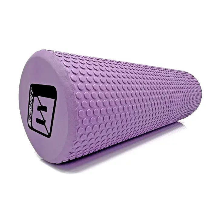 Масажний ролер EasyFit Foam Roller 45 см Фіолетовий