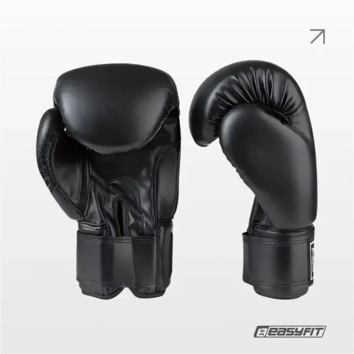 Боксерські рукавички Everlast 12 унцій (12 oz) чорні