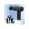 Массажный пистолет EasyFit Impact (портативный вибромассажер для тела с 4 насадками)