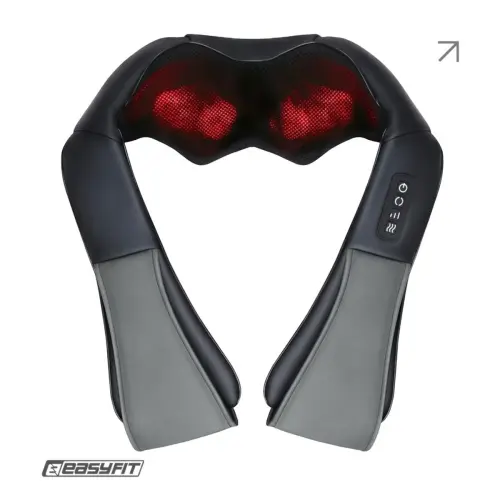 Массажер для шеи EasyFit Shiatsu (шиацу-массаж плеч и тела роликовый)