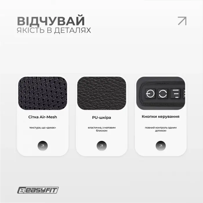 Масажер для шиї EasyFit Shiatsu (роликовий шиацу-масаж плечей і тіла)