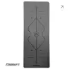Килимок для йоги професійний EasyFit Pro каучук 5 мм Чорний