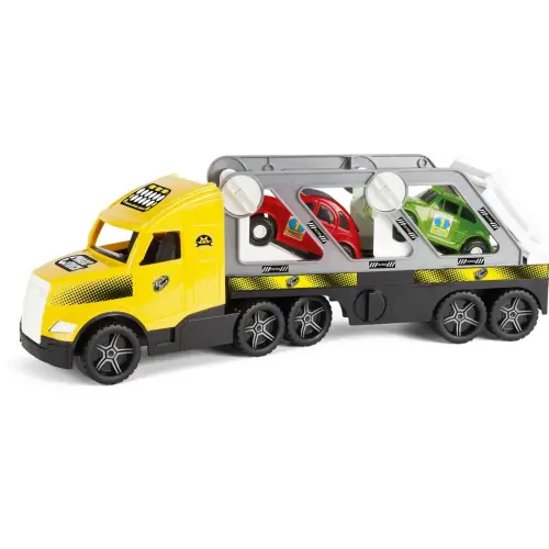 Большой грузовик с 2 авто купе (Magic Truck), 79 см