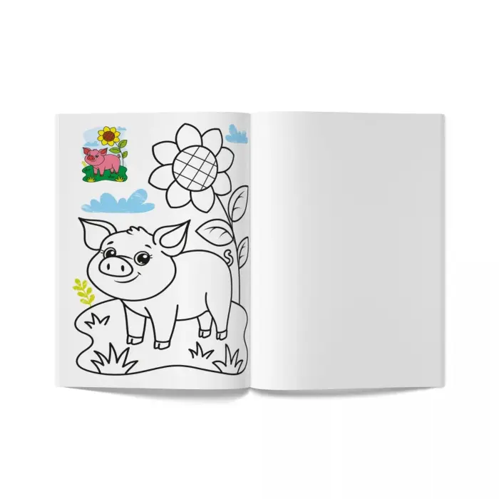 Книга розмальовка "Кольорованка. Ферма"