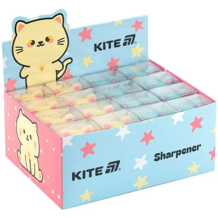 Точилка фигурная Kite, ассорти
