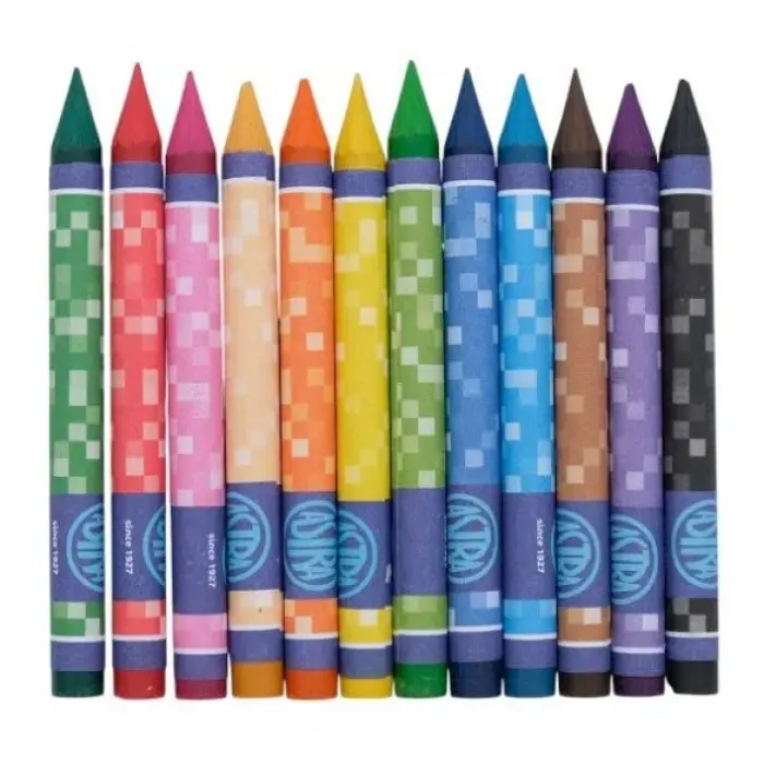 Карандаши цветные Crayons Pixel One 12 цветов