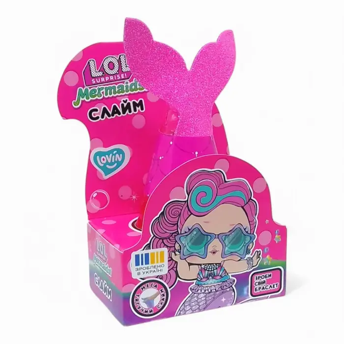 Слайм Lovin L.O.L. Surprise! Русалка Рожева, 250 мл