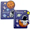 Блокнот на пружині "Космос" 12x12 см, 60 арк (мікс видів)