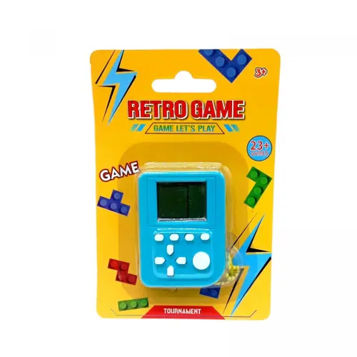 ЭЛЕКТРОННАЯ ИГРА RETRO GAME (БИРЮЗОВЫЙ)