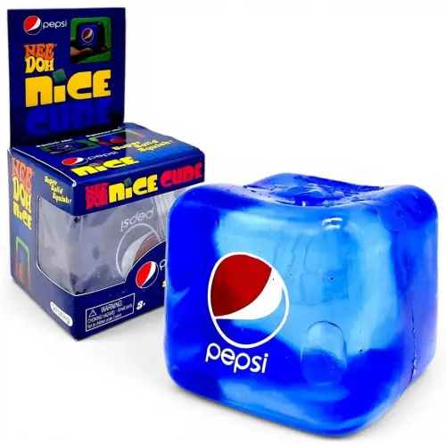 Уцінка. Сквіш антистресс "Кубик льоду" 5 см PEPSI - ПОШКОДЖЕНА УПАКОВКА