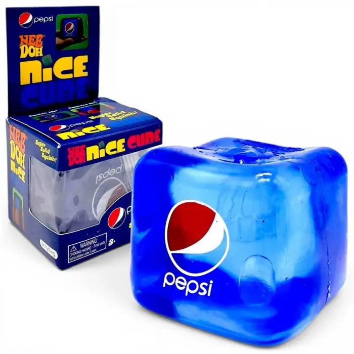 Уцінка. Сквіш антистресс "Кубик льоду" 5 см PEPSI - ПОШКОДЖЕНА УПАКОВКА