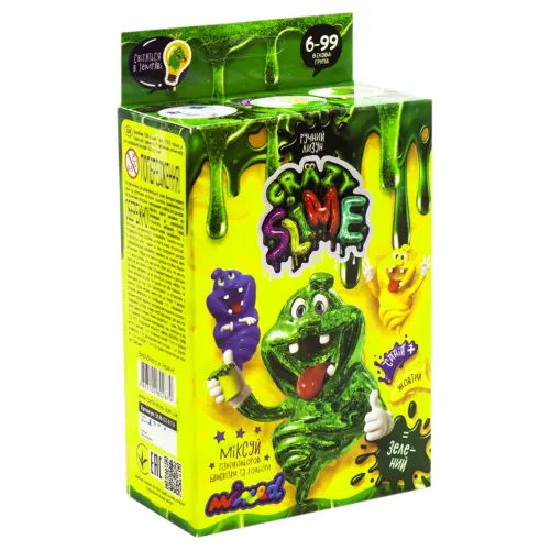 Набір для дослідів "Crazy Slime - Лизун своїми руками" (зелений)