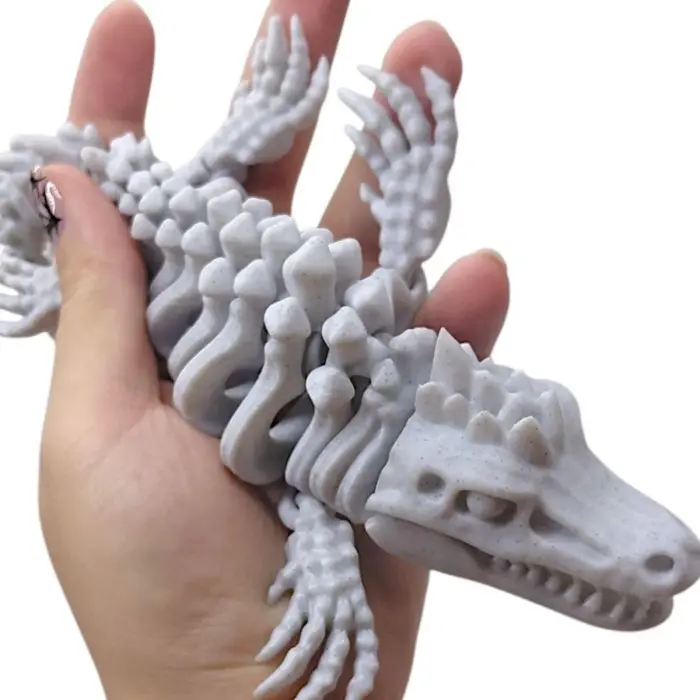 3D друк іграшка Скелет (КРОКОДИЛ)
